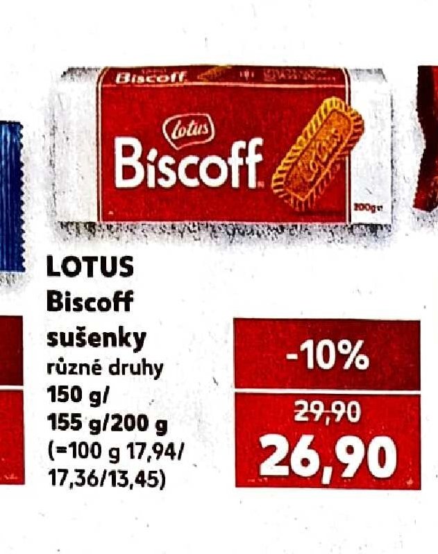 Lotus Biscoff sušenky - Kaufland aktualniletaky.eu