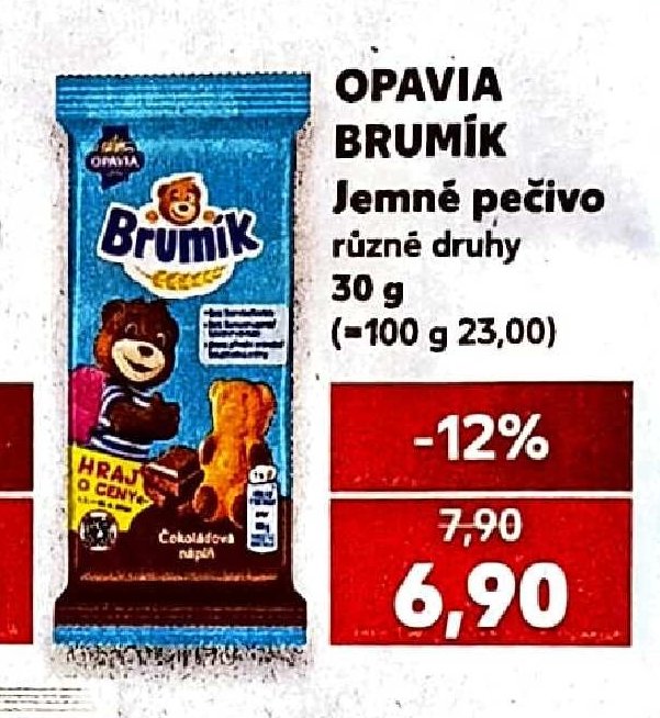 Opavia Brumík jemné pečivo - Kaufland aktualniletaky.eu