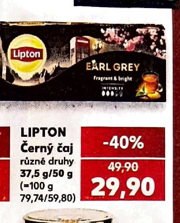Lipton Černý čaj - Kaufland aktualniletaky.eu