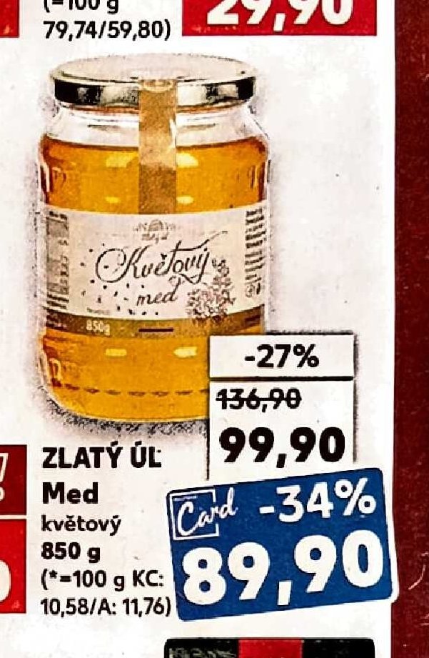 Zlatý Úl Med květový - Kaufland aktualniletaky.eu