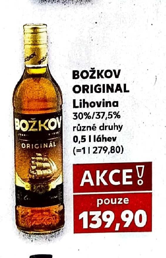 Božkov Original Lihovina - Kaufland aktualniletaky.eu