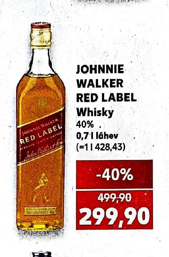 Johnnie Walker Red Label Whisky - Kaufland aktualniletaky.eu