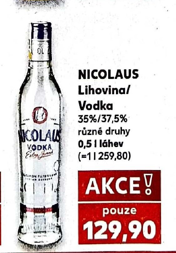 Nicolaus Lihovina/Vodka - Kaufland aktualniletaky.eu