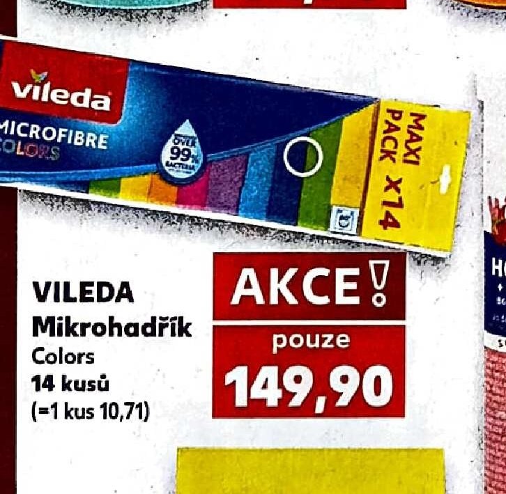 VILEDA Mikrohadřík Colors - Kaufland aktualniletaky.eu