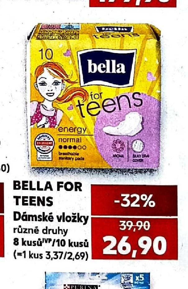 BELLA FOR TEENS Dámské vložky - Kaufland aktualniletaky.eu