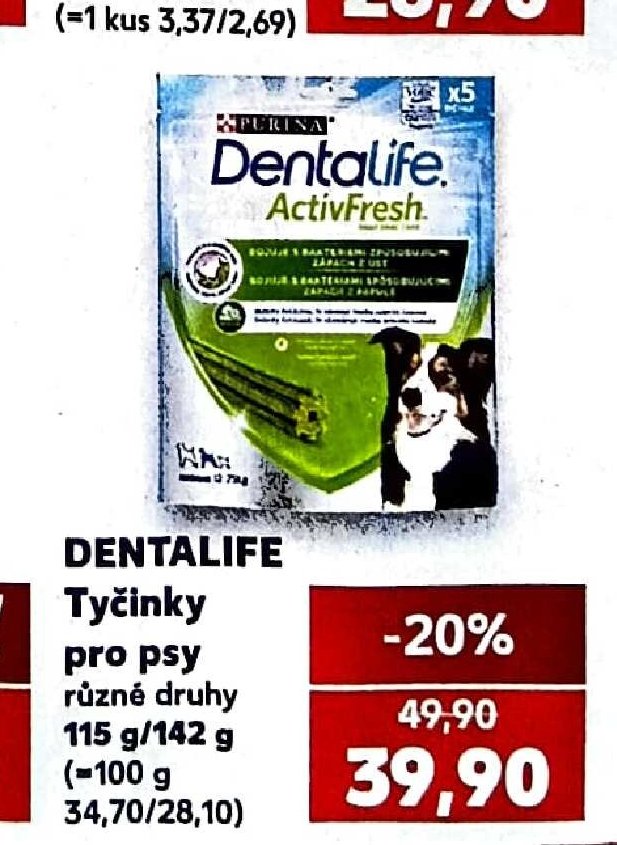 DENTALIFE Tyčinky pro psy - Kaufland aktualniletaky.eu