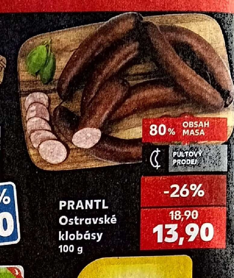 PRANTL Ostravské klobásy - Kaufland aktualniletaky.eu