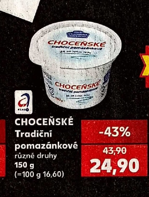 CHOCEŇSKÉ Tradiční pomazánkové