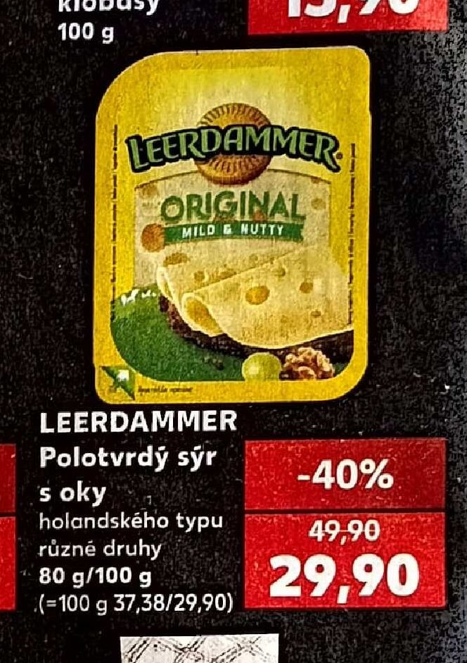 LEERDAMMER Polotvrdý sýr - Kaufland aktualniletaky.eu