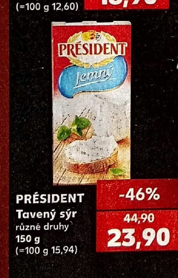 PRÉSIDENT Tavený sýr - Kaufland aktualniletaky.eu