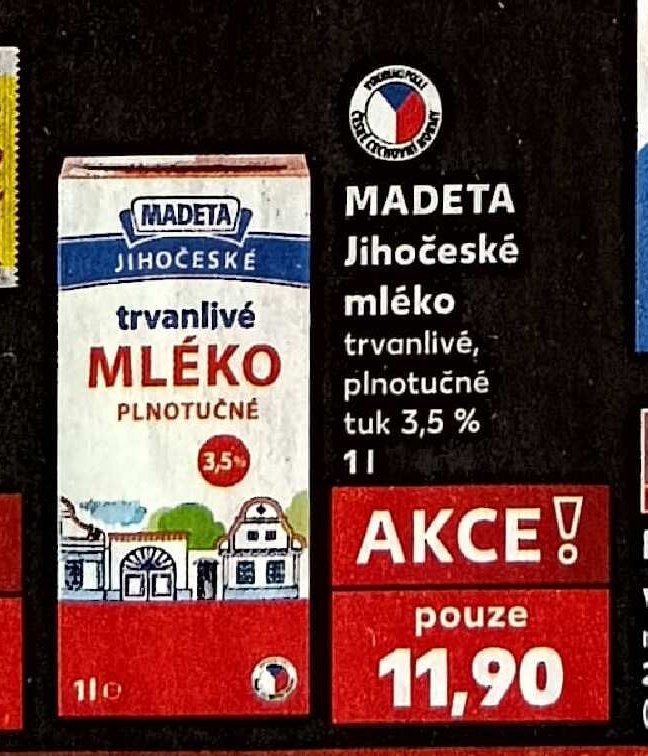 MADETA Jihočeské mléko - Kaufland aktualniletaky.eu