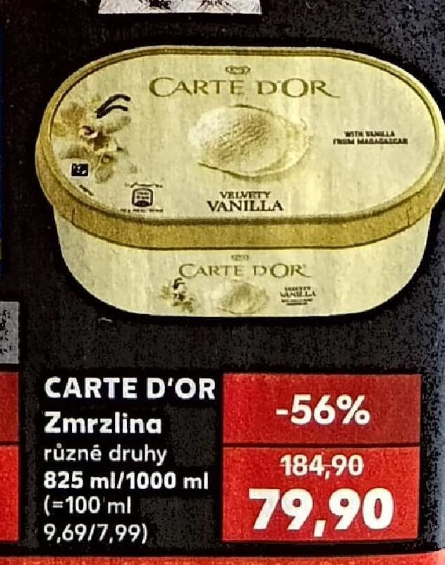 CARTE D'OR Zmrzlina - Kaufland aktualniletaky.eu