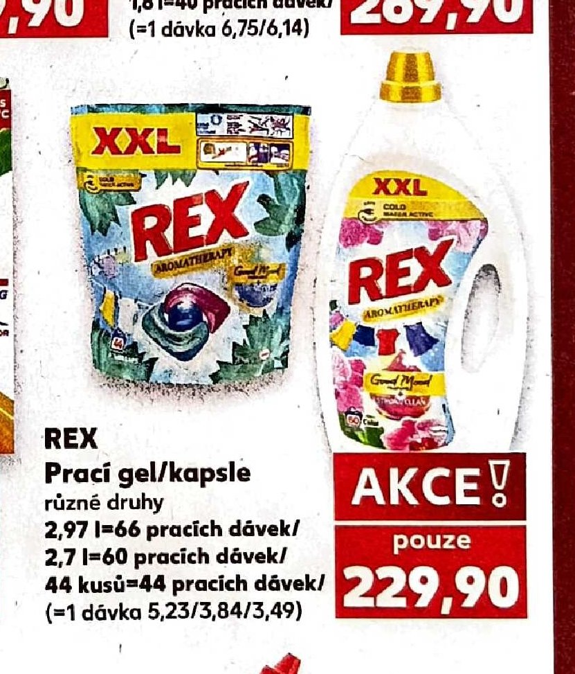 Rex Prací gel/kapsle - Kaufland aktualniletaky.eu