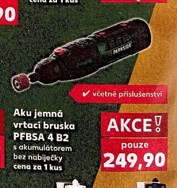 Aku jemná vrtací bruska PFBSA 4 B2 - Kaufland aktualniletaky.eu