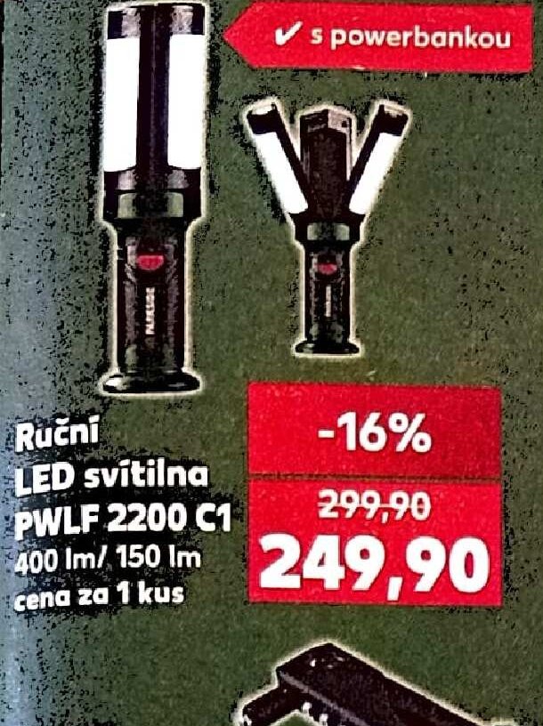 Ruční LED svítilna PWLF 2200 C1 - Kaufland aktualniletaky.eu
