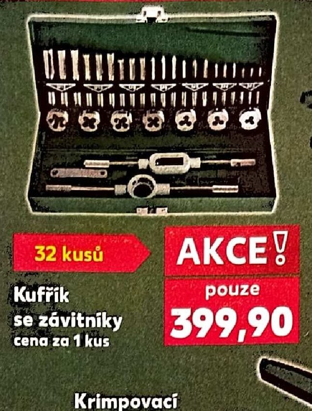 Kufr se závitníky - Kaufland aktualniletaky.eu