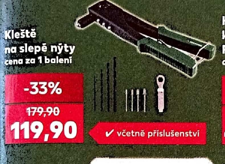 Kleště na slepé nýty - Kaufland aktualniletaky.eu