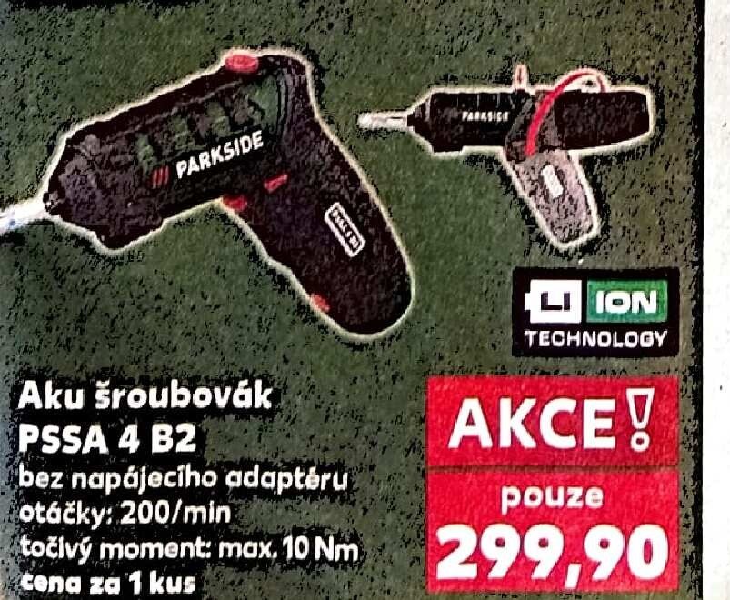 Aku šroubovák PSSA 4 B2 - Kaufland aktualniletaky.eu