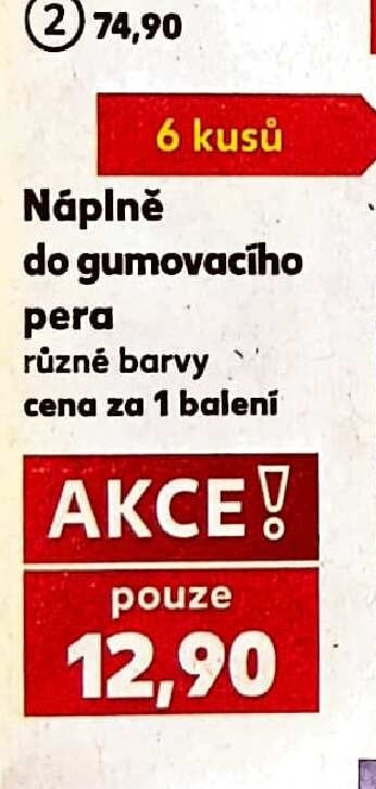 Náplně do gumovacího pera - Kaufland aktualniletaky.eu