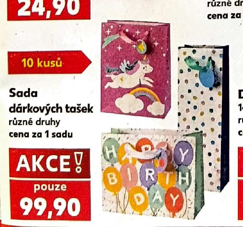 Sada dárkových tašek - Kaufland aktualniletaky.eu