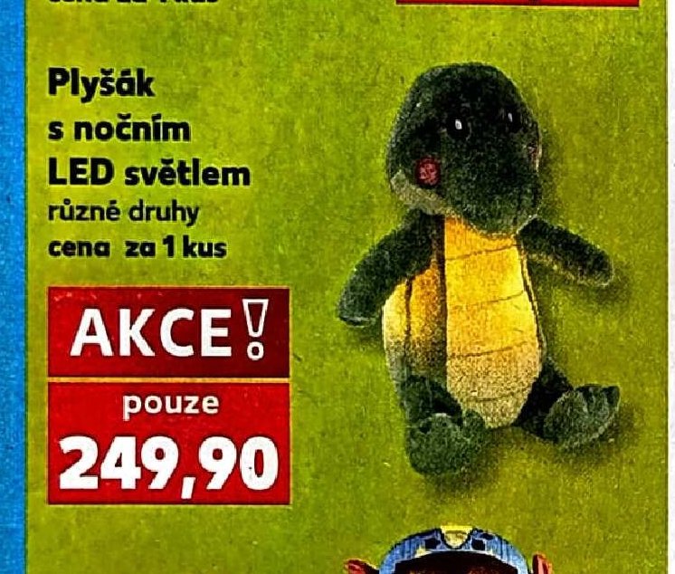 Plyšák s nočním LED světlem - Kaufland aktualniletaky.eu
