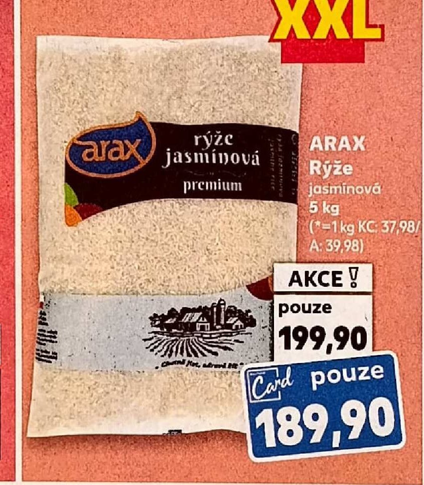 ARAX Rýže jasmínová - Kaufland aktualniletaky.eu