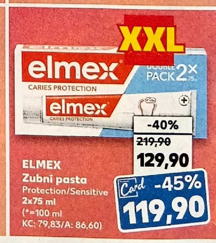 ELMEX Zubní pasta Protection/Sensitive - Kaufland aktualniletaky.eu