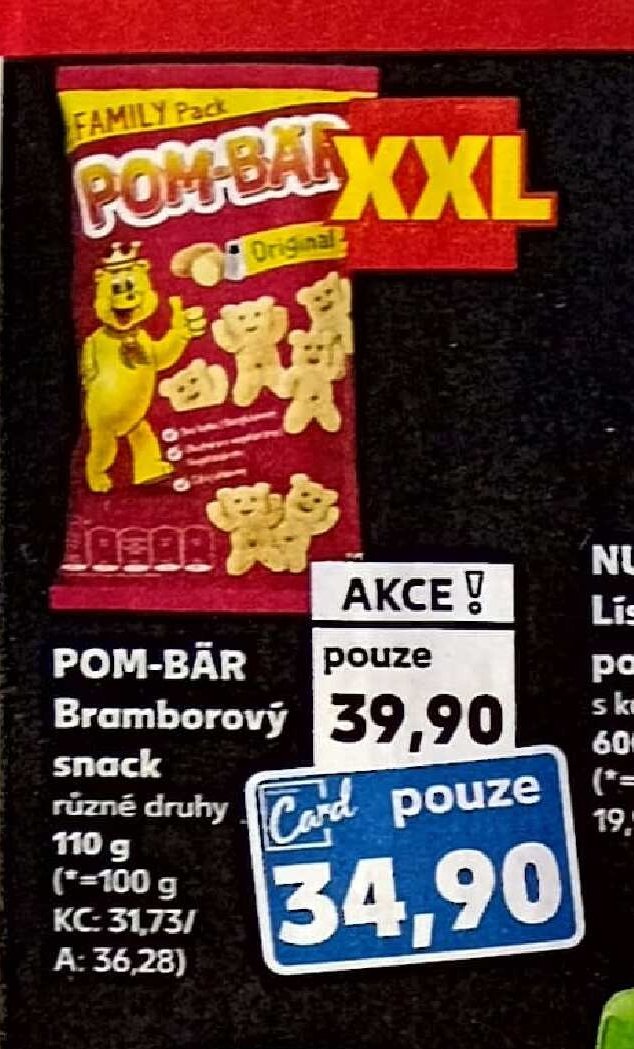 POM-BÄR Bramborový snack - Kaufland aktualniletaky.eu