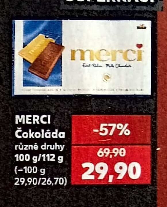MERCI Čokoláda - Kaufland aktualniletaky.eu