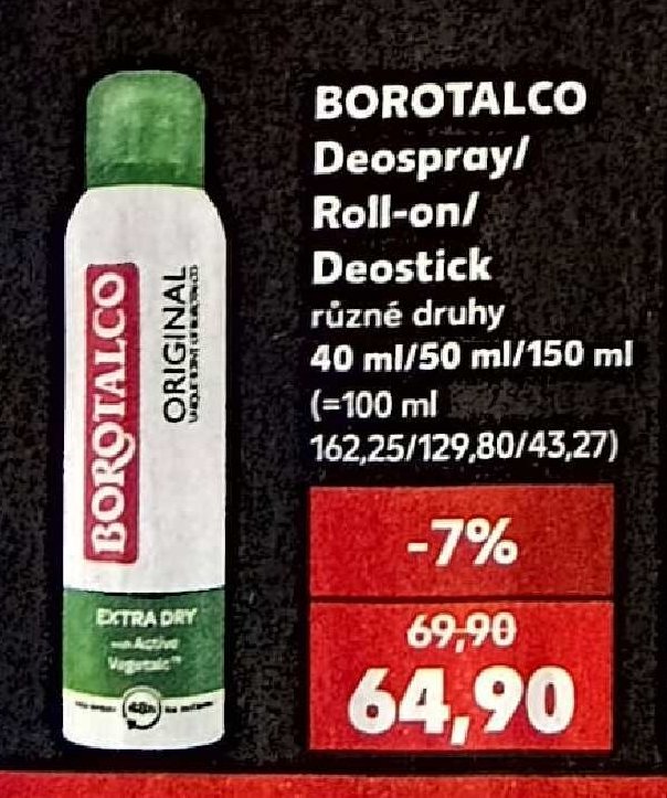 BOROTALCO Deospray/Roll-on/Deostick - Kaufland aktualniletaky.eu