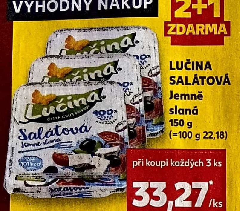 Lučina Salátová jemně slaná - Kaufland aktualniletaky.eu