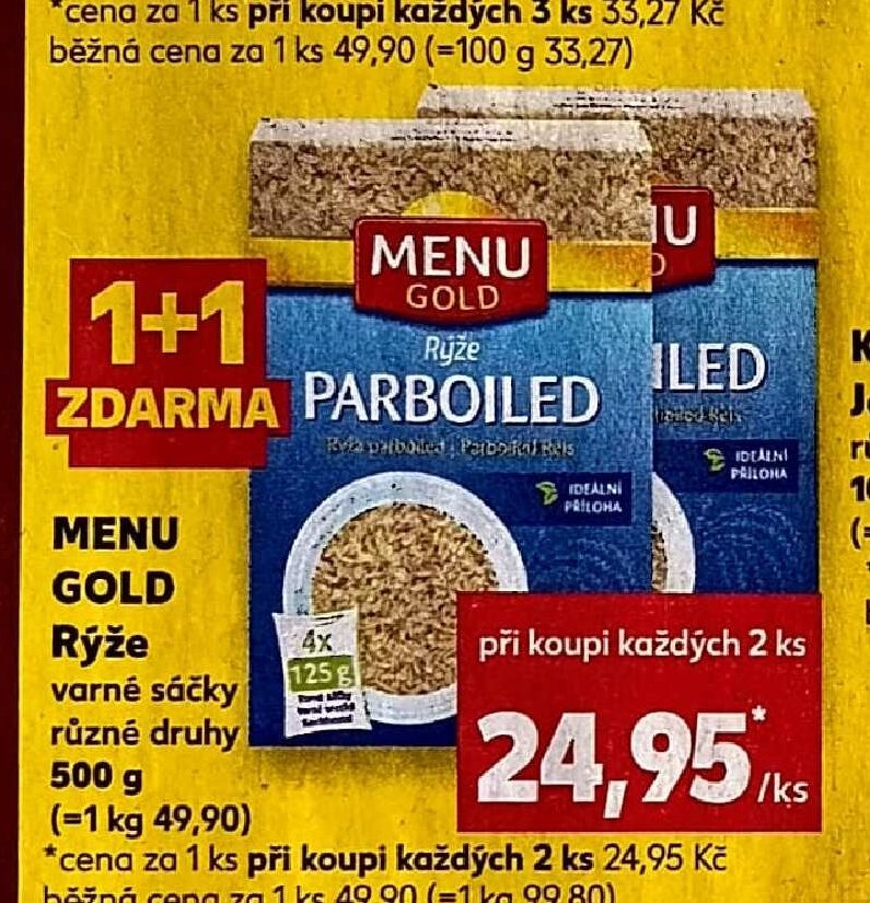 Menu Gold Rýže - Kaufland aktualniletaky.eu