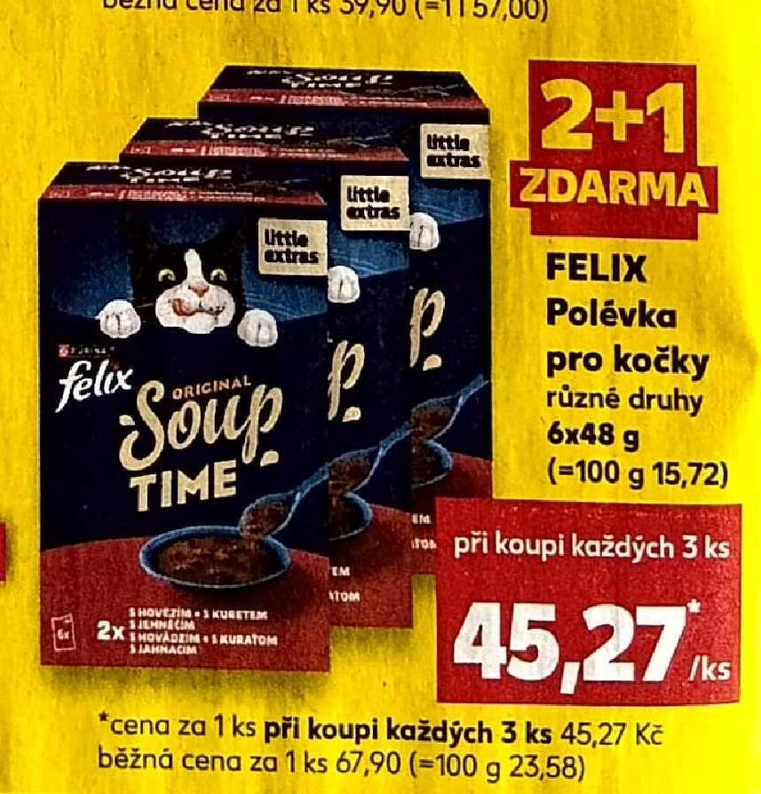 Felix Polévka pro kočky - Kaufland aktualniletaky.eu