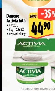 Danone Activia bílá