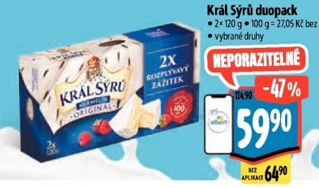 Král Sýrů duopack