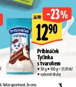 Pribináček Tyčinka s tvarohem