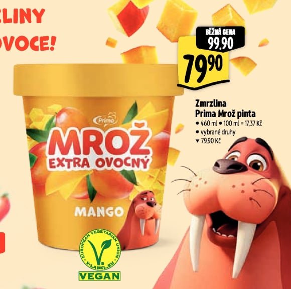 Zmrzlina Prima Mrož pinta