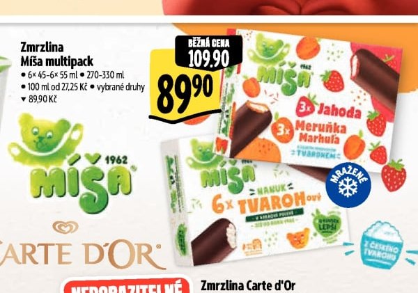 Zmrzlina Míša multipack