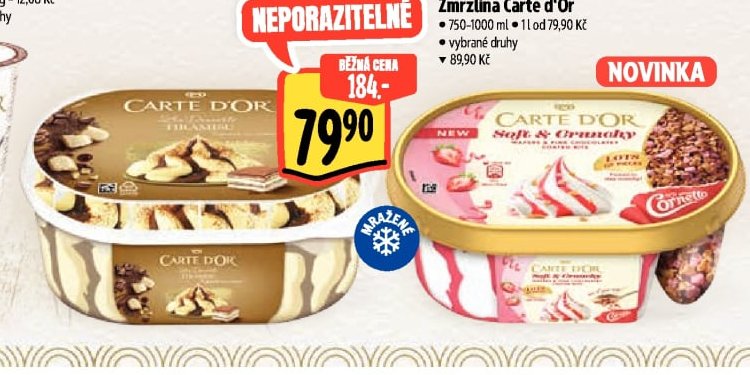 Zmrzlina Carte d'Or