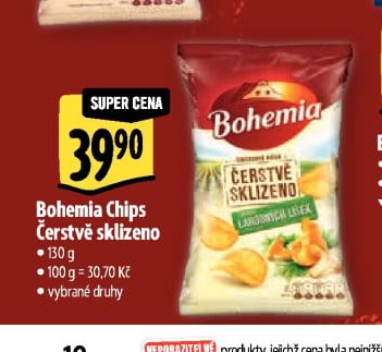 Bohemia Chips Čerstvě sklizeno