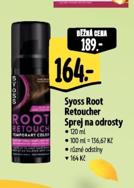 Syoss Root Retoucher Sprej na odrosty