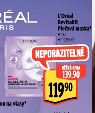 L'Oréal Revitalift Pleťová maska