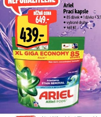 Ariel Prací kapsle