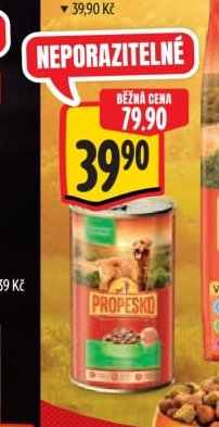 Propesko konzerva pro psy