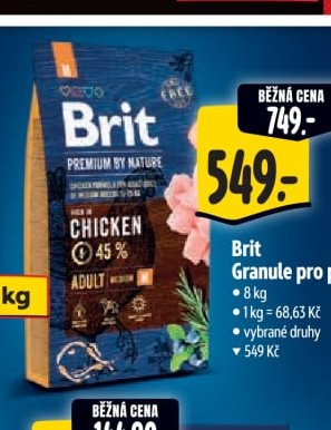 Brit granule pro psy 8 kg