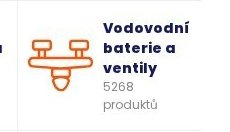 Vodovodní baterie a ventily