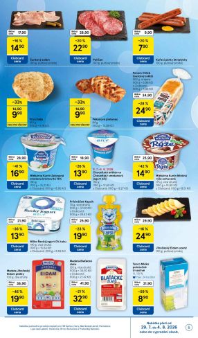 aktuální leták Tesco 29.7.2026-4.8.2026
