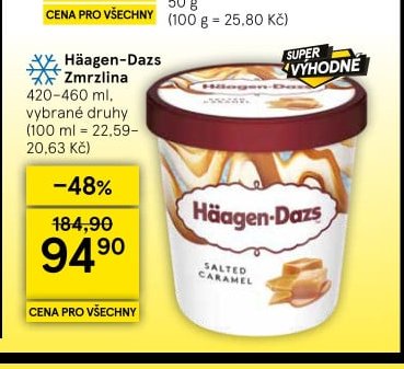 Haagen-Dazs Zmrzlina
