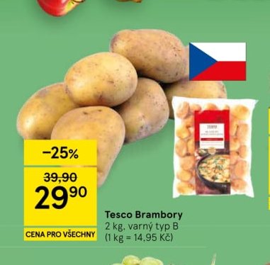 Tesco Brambory 2 kg
