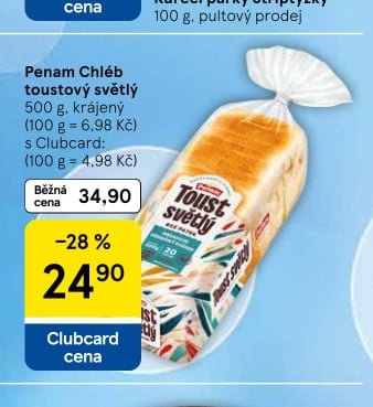 Penam Chléb toustový světlý